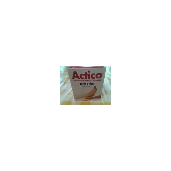 Actico Cohesive Bandage 8cm x 6m Pack Size 1