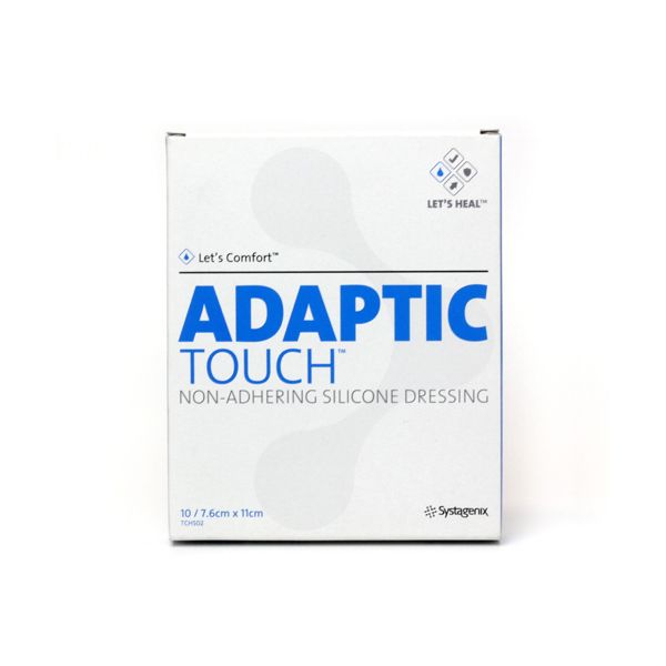 Adaptic Touch Dressing 7.6cm x 11cm Pack Size 10