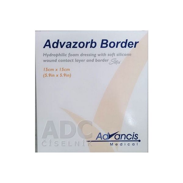 Advazorb Border  Dressing 7.5cm x 7.5cm Pack Size 10