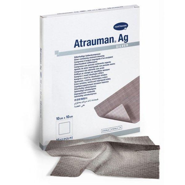Atrauman Ag Dressings 10cm x 10cm Pack Size 10