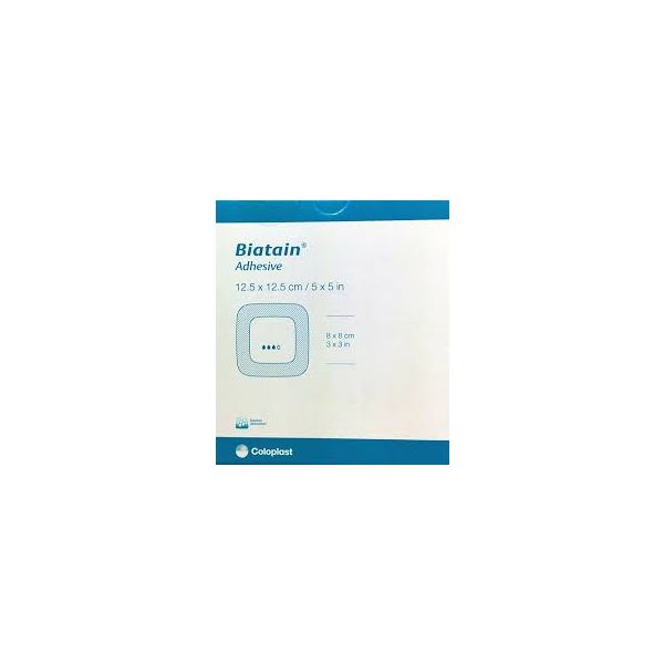 Biatain Adhesive Dressings 12.5cm x 12.5cm Pack Size 10
