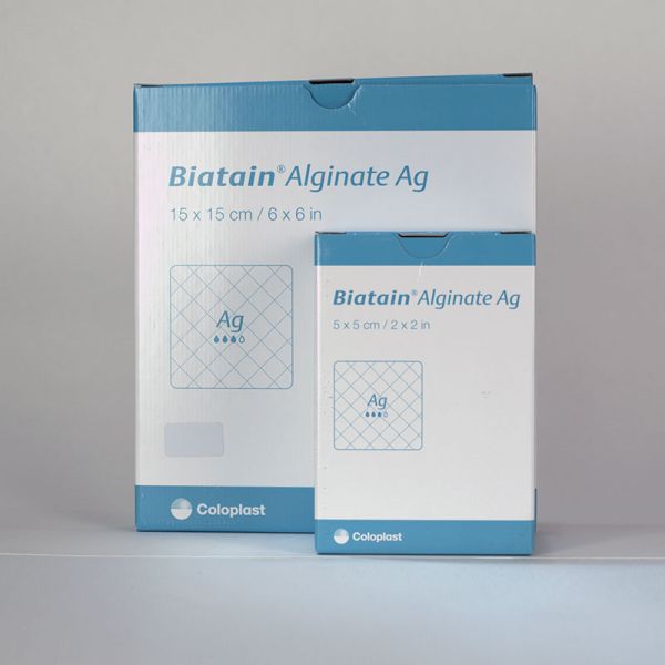 Biatain Alginate Ag Dressings 15cm x 15cm Pack Size 10