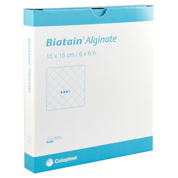 Biatain Alginate Dressings 15cm x 15cm Pack Size 10