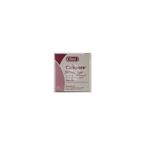 Clinipore Tape 2.5cm x 5m Pack Size 1
