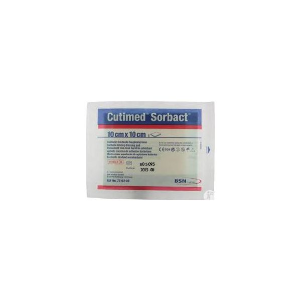 Cutimed Sorbact Dressings 10cm x 10cm Pack Size 5