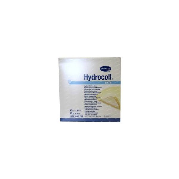 Hydrocoll Thin Dressings 10cm x 10cm Pack Size 10