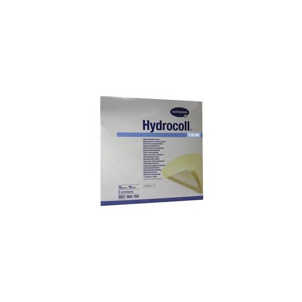 Hydrocoll Thin Dressings 15cm x 15cm Pack Size 5