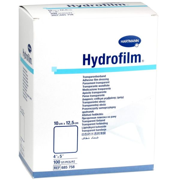 Hydrofilm Dressings 10cm x 12.5cm Pack Size 10