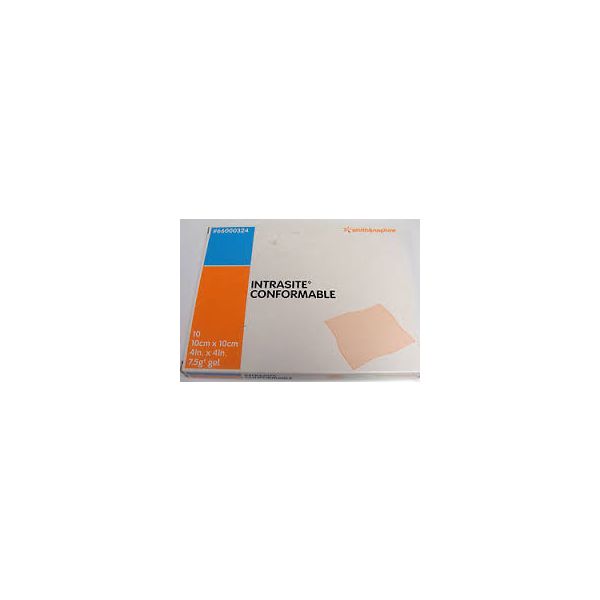Intrasite Conformable Dressings 10cm x 10cm Pack Size 10