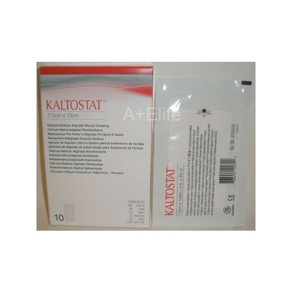 Kaltostat Dressings 7.5cm x 12cm Pack Size 10