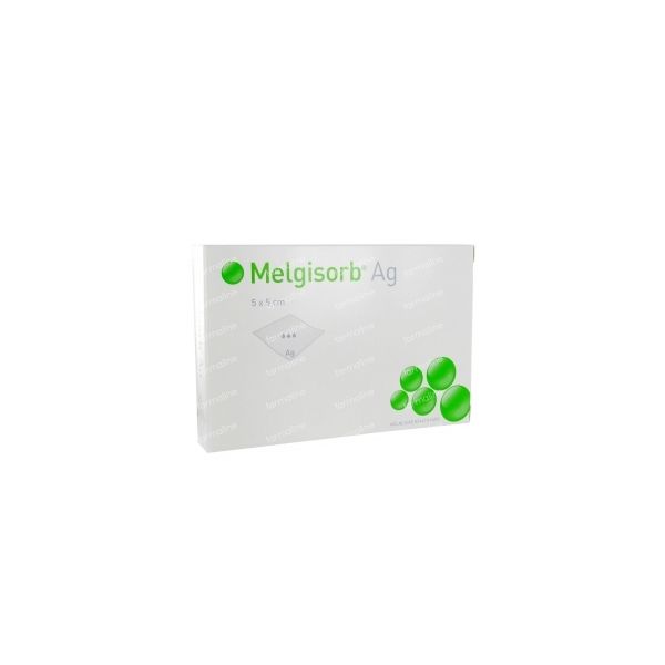 Melgisorb Ag Dressings 5cm x 5cm Pack Size 10