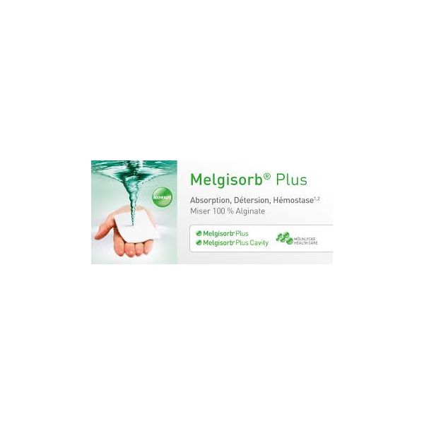 Melgisorb Plus Dressings 10cm x 10cm Pack Size 10