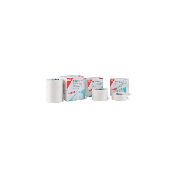 Micropore Tape 1.25cm x 5m Pack Size 1