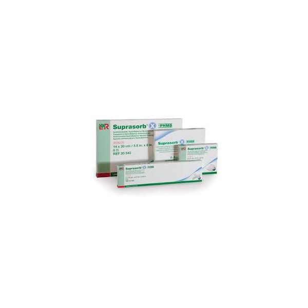 Suprasorb X + PHMB Dressings 9cm x 9cm Pack Size 5