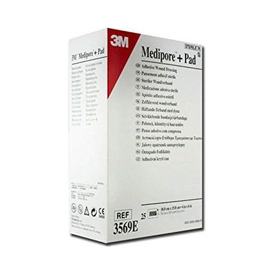 Medipore + Pad Dressing 10cm x 15cm Pack size 25