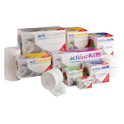 ActiFast 2-way Stretch Blue 7.5cm x 5m Pack Size 1