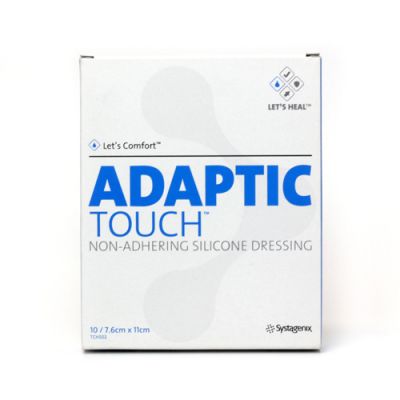 Adaptic Touch Dressing 7.6cm x 11cm Pack Size 10