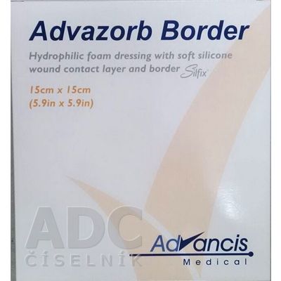Advazorb Border  Dressing 7.5cm x 7.5cm Pack Size 10