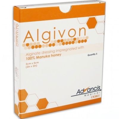 Algivon Dressing 5cm x 5cm Pack Size 5