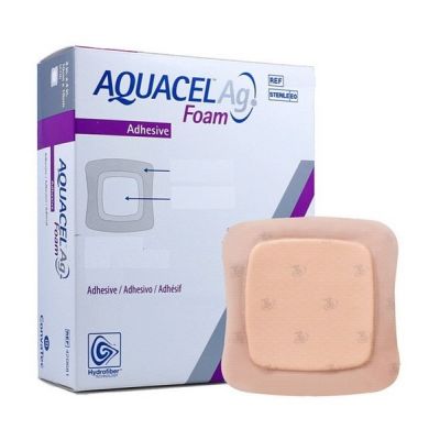 Aquacel Ag Foam Adhesive Dressing 12.5cm x 12.5cm Pack Size 10