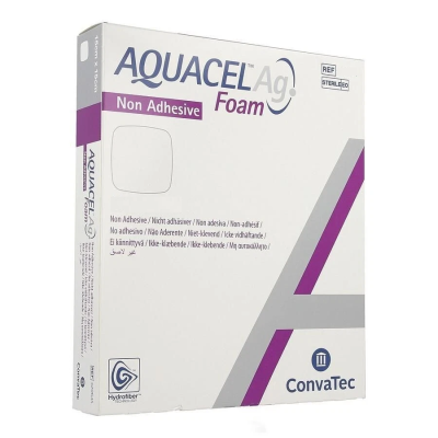 Aquacel Ag Foam Non-Adhesive Dressing 15cm x 20cm Pack Size 5