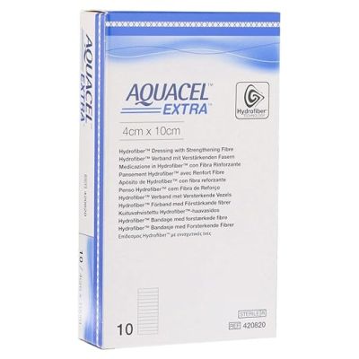 Aquacel Extra Dressings 4cm x 10cm Pack Size 10