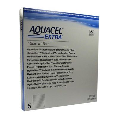 Aquacel Extra Dressings 15cm x 15cm Pack Size 5