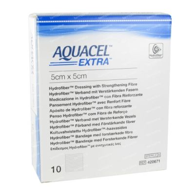Aquacel Extra Dressings 5cm x 5cm Pack Size 10