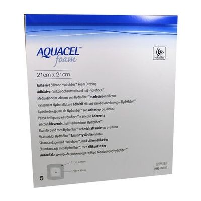 Aquacel Foam Adh. Dressings 21cm x 21cm Pack Size 5