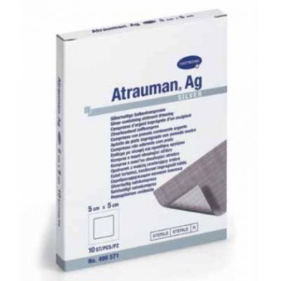 Atrauman Ag Dressings 5cm x 5cm Pack Size 10