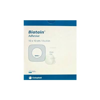 Biatain Adhesive Dressings 10cm x 10cm Pack Size 10
