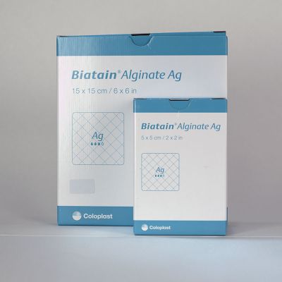 Biatain Alginate Ag Dressings 15cm x 15cm Pack Size 10