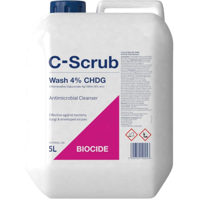 C-Scrub Skin Cleanser Chlorhexidine 5000ml - Antiseptic Handwash
