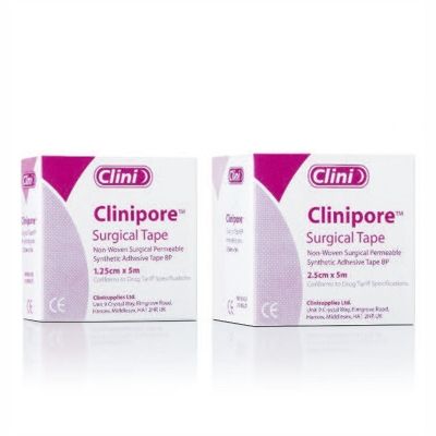 Clinipore Tape 1.25cm x 5m Pack Size 1