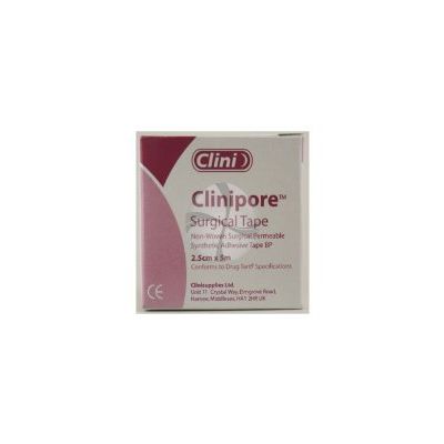 Clinipore Tape 2.5cm x 5m Pack Size 1