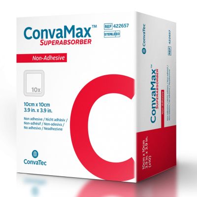 Convamax Superabsorber Dressings 12.5cm x 12.5cm Pack Size 10