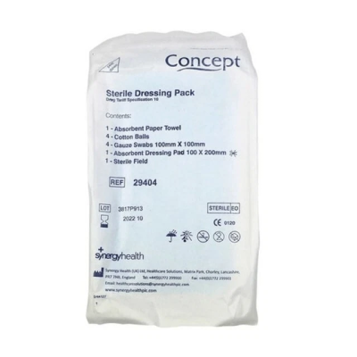 Concept Tariff Dressing Pack (sterile) Spec 10 - Single