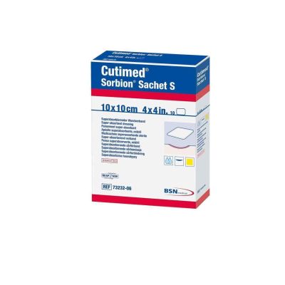 Cutimed Sorbion S Sachet Dressing 10cm x 10cm Pack Size 10
