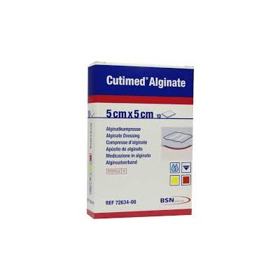 Cutimed Alginate Dressings 5cm x 5cm Pack Size 10