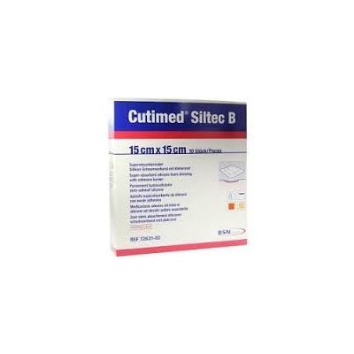 Cutimed Siltec B Dressings 15cm x 15cm Pack Size 10