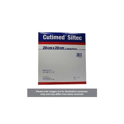 Cutimed Siltec Dressings 20cm x 20cm Pack Size 5