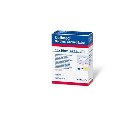 Cutimed Sorbion Sachet Extra Dressings 7.5cm x 7.5cm Pack Size 5