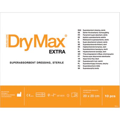 Drymax Extra Soft Dressings 20cm x 20cm Pack Size 10