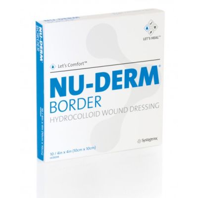 Nu-Derm Border Dressing 20cm x 20cm Pack Size 5