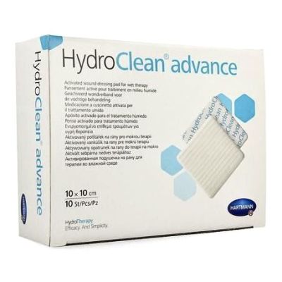 Hydroclean Advance Dressings 7.5cm x 7.5cm Pack Size 10