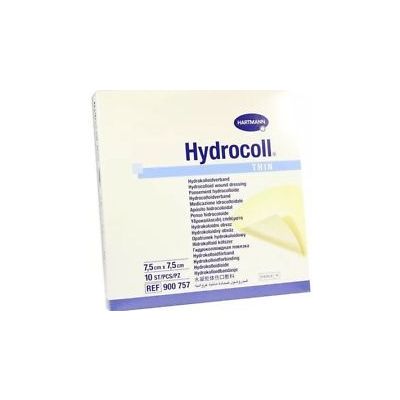Hydrocoll Thin Dressings 7.5cm x 7.5cm Pack Size 10