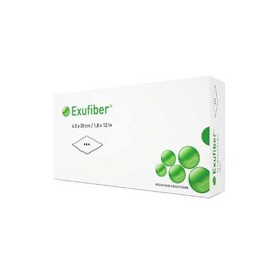 Exufiber Ribbon Dressing 4.5cm x 10cm Pack Size 10