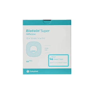 Biatain Super Adhesive Dressings 12cm x 20cm Pack Size 10