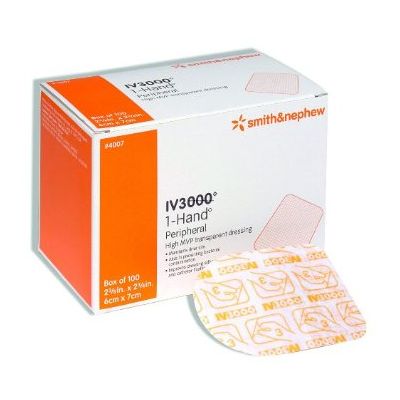 IV3000 Dressings 6cm x 7cm Pack Size 100