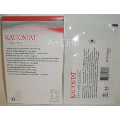 Kaltostat Alginate Dressing 7.5cm x 12cm Pack Size 10